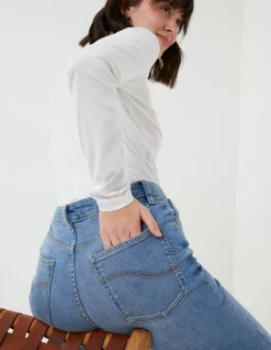 Women FatFace Jeans & Dungarees|Sway Slim Leg Comfort Stretch Jeans