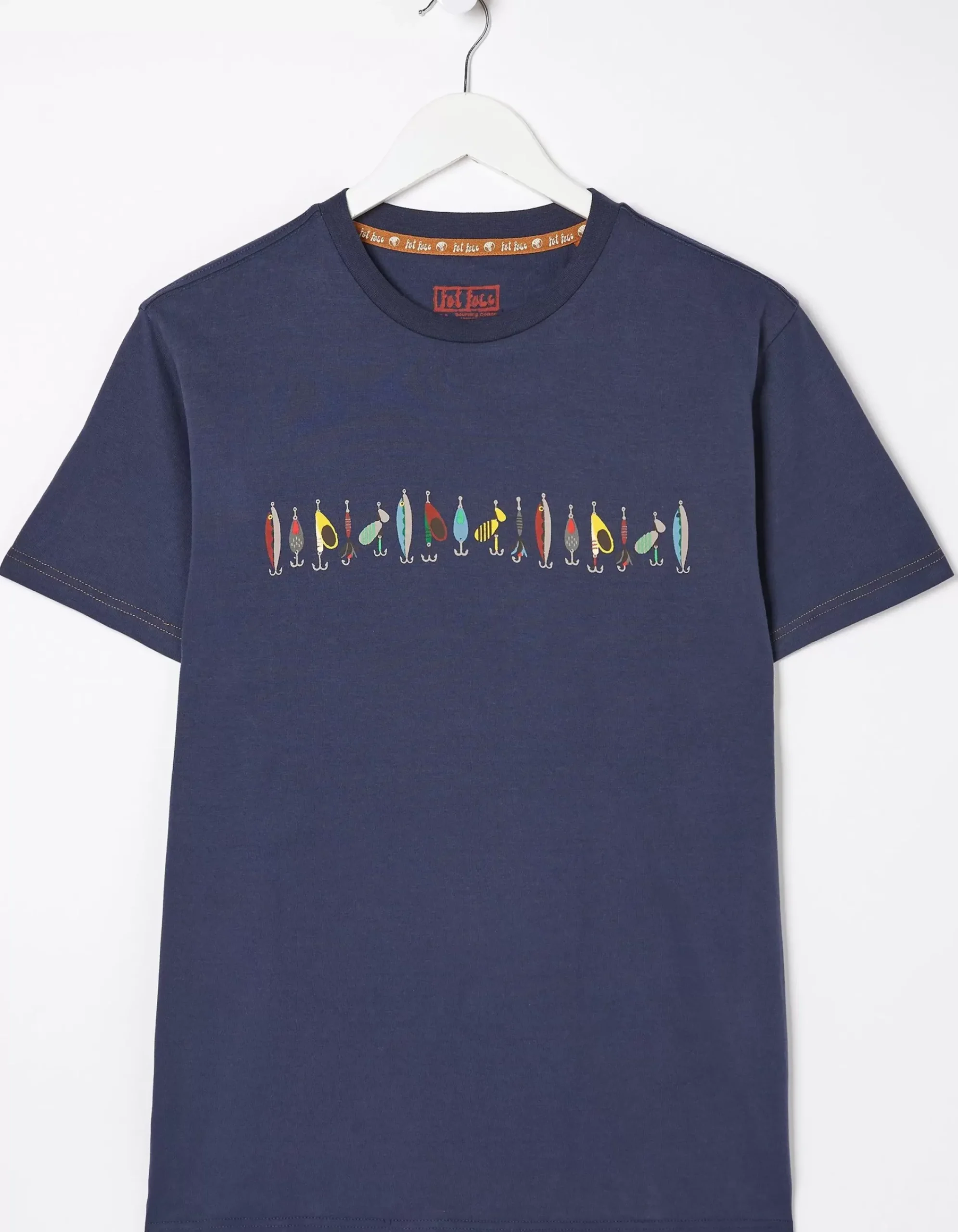 Men FatFace T-Shirts|Tackle T-Shirt