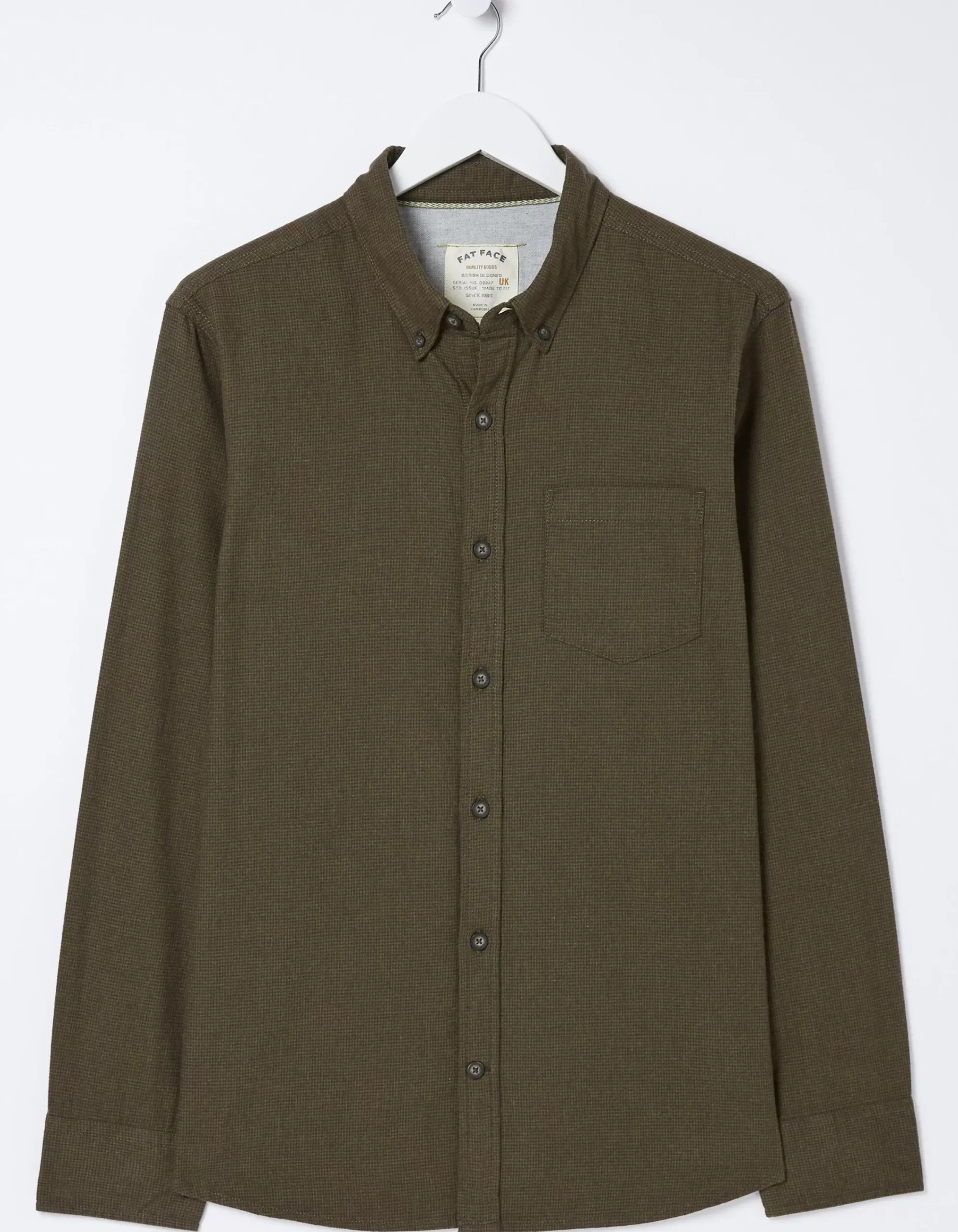 Men FatFace View All|Tadlow Puppytooth Shirt