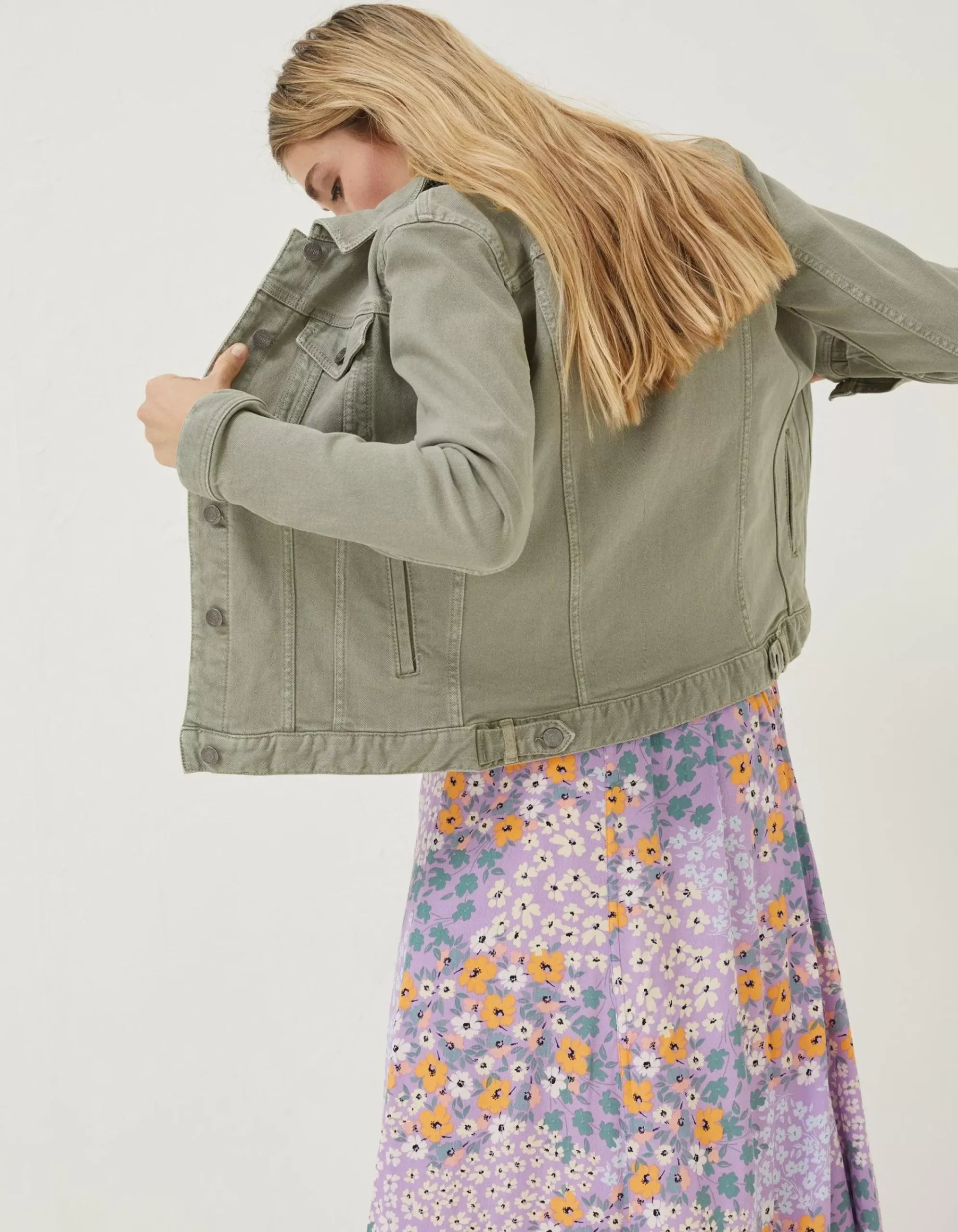 Women FatFace Coats & Jackets|Tasha Denim Jacket
