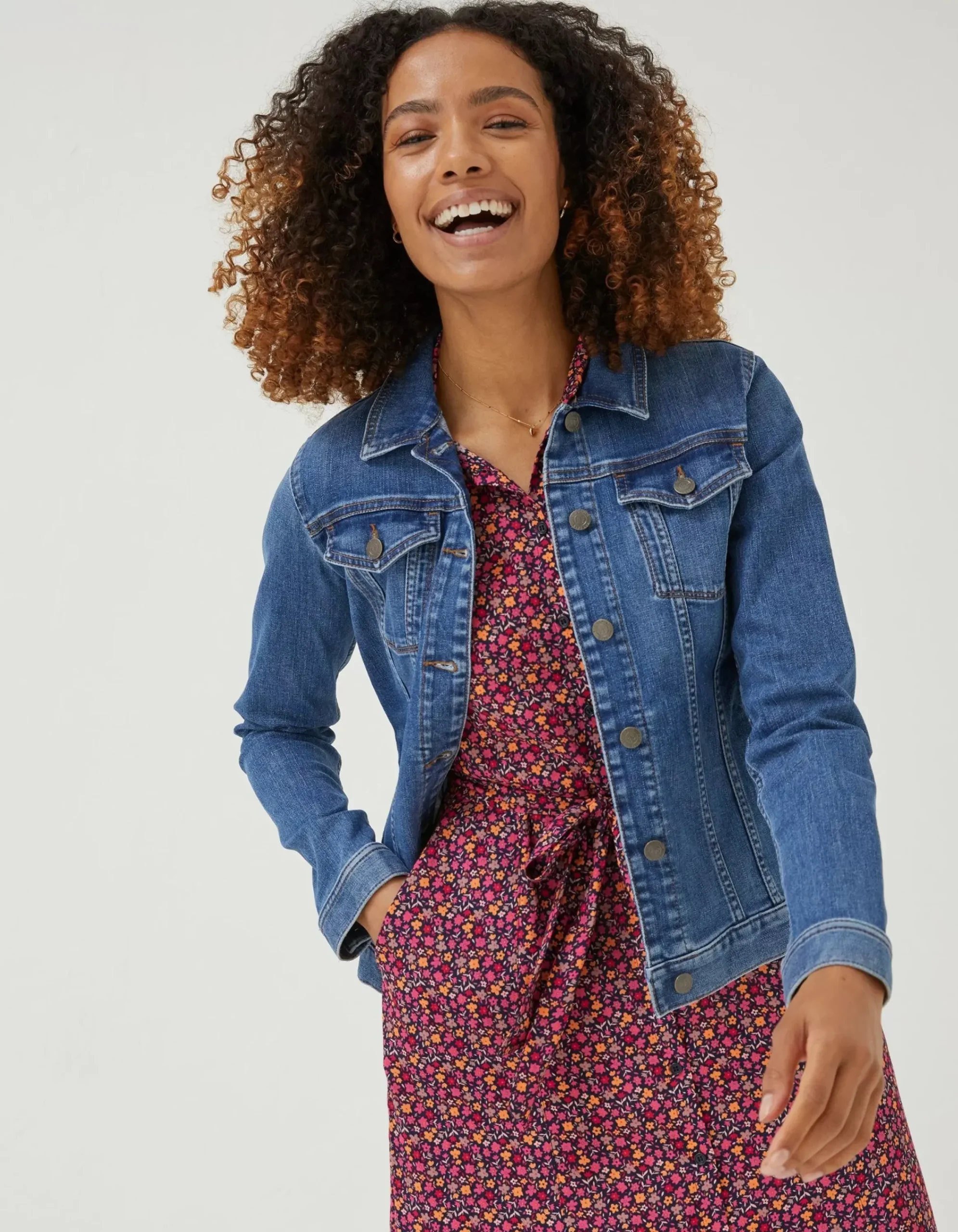 Women FatFace Coats & Jackets|Tasha Denim Jacket