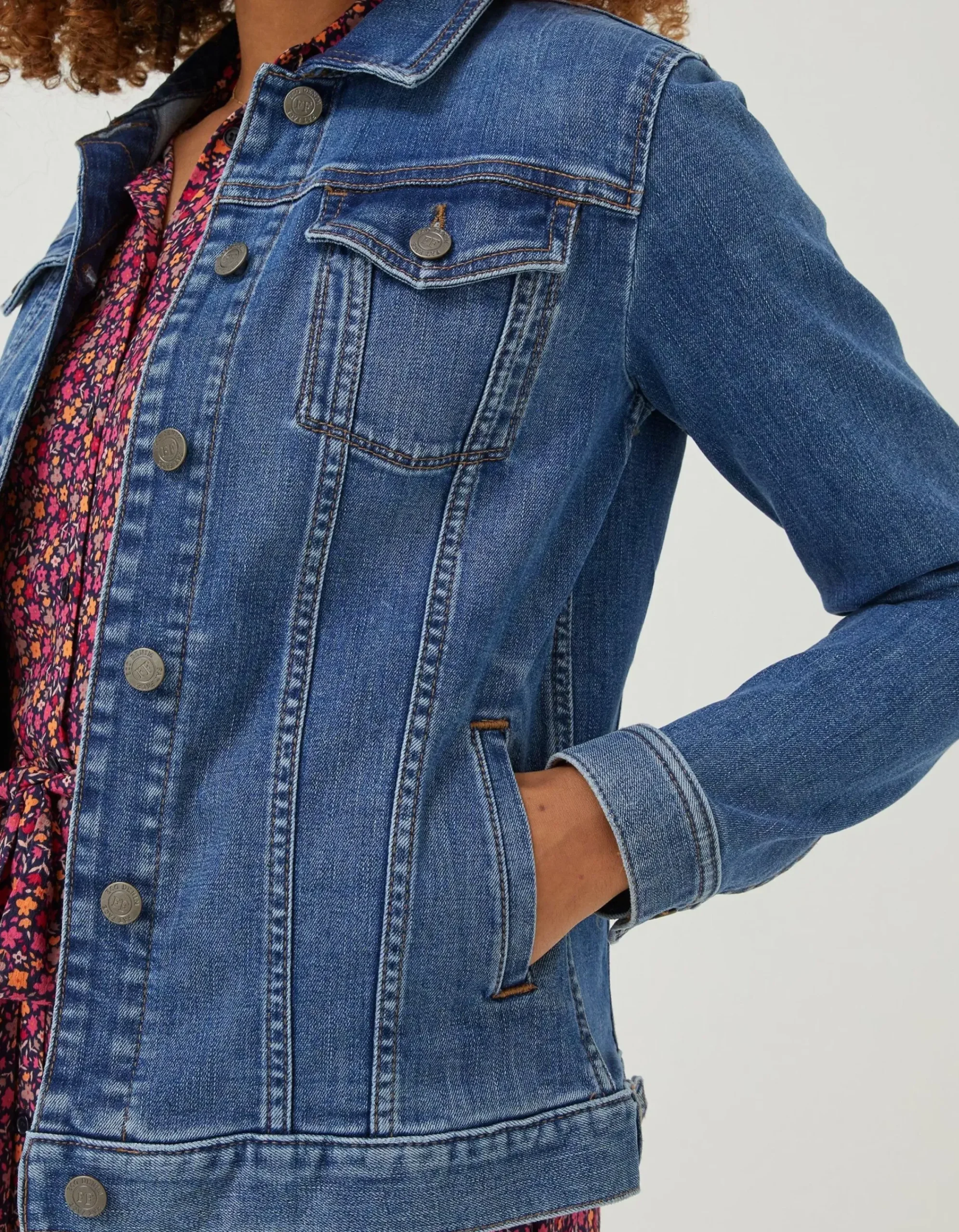 Women FatFace Coats & Jackets|Tasha Denim Jacket