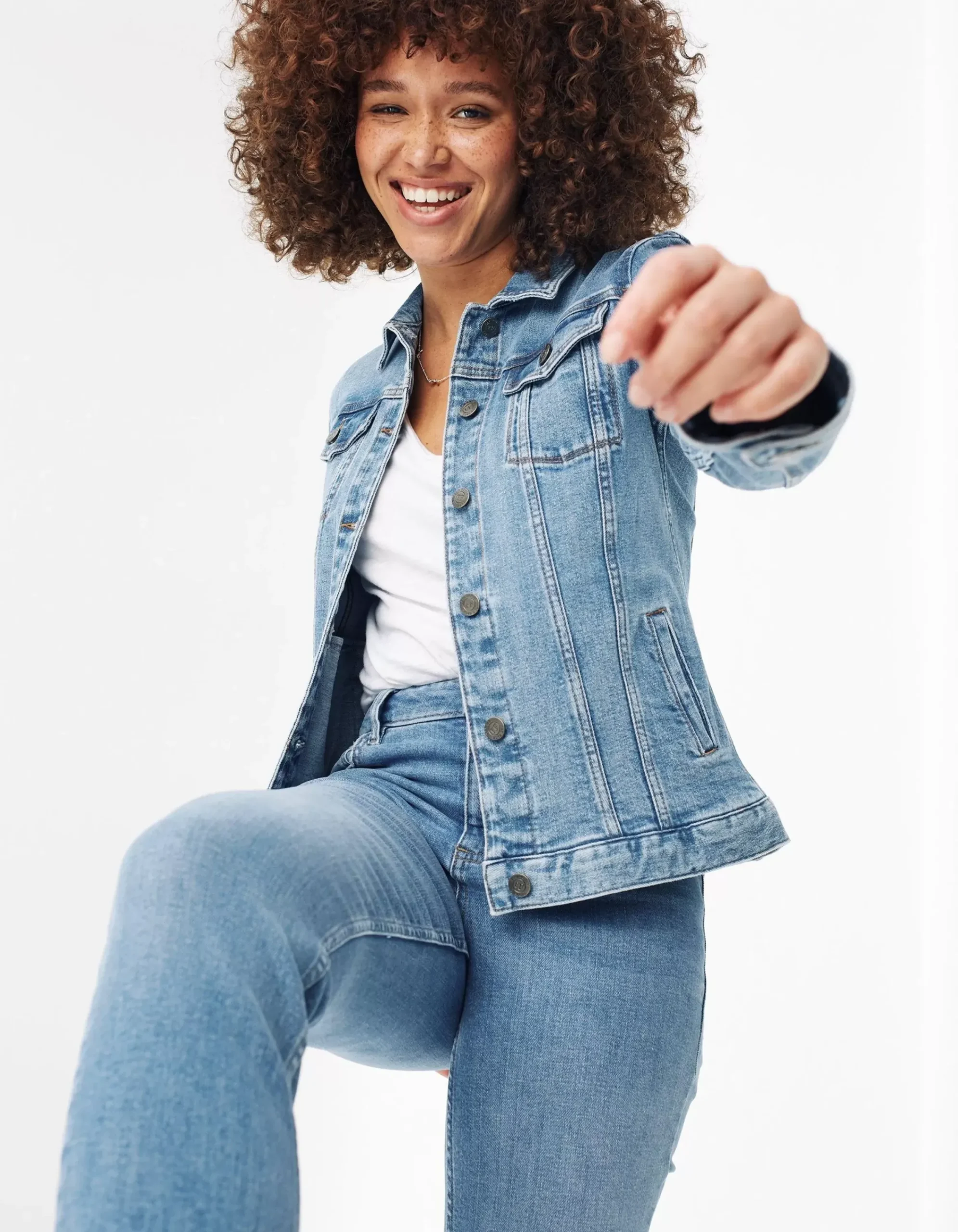 Women FatFace Coats & Jackets|Tasha Denim Jacket