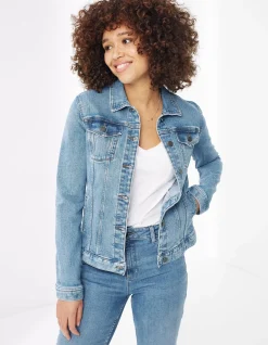 Women FatFace Coats & Jackets|Tasha Denim Jacket
