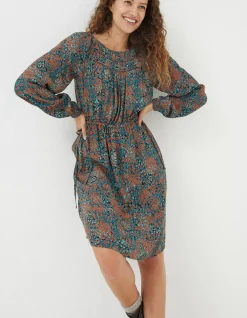 Women FatFace Dresses|Taylor Textured Spot Dress