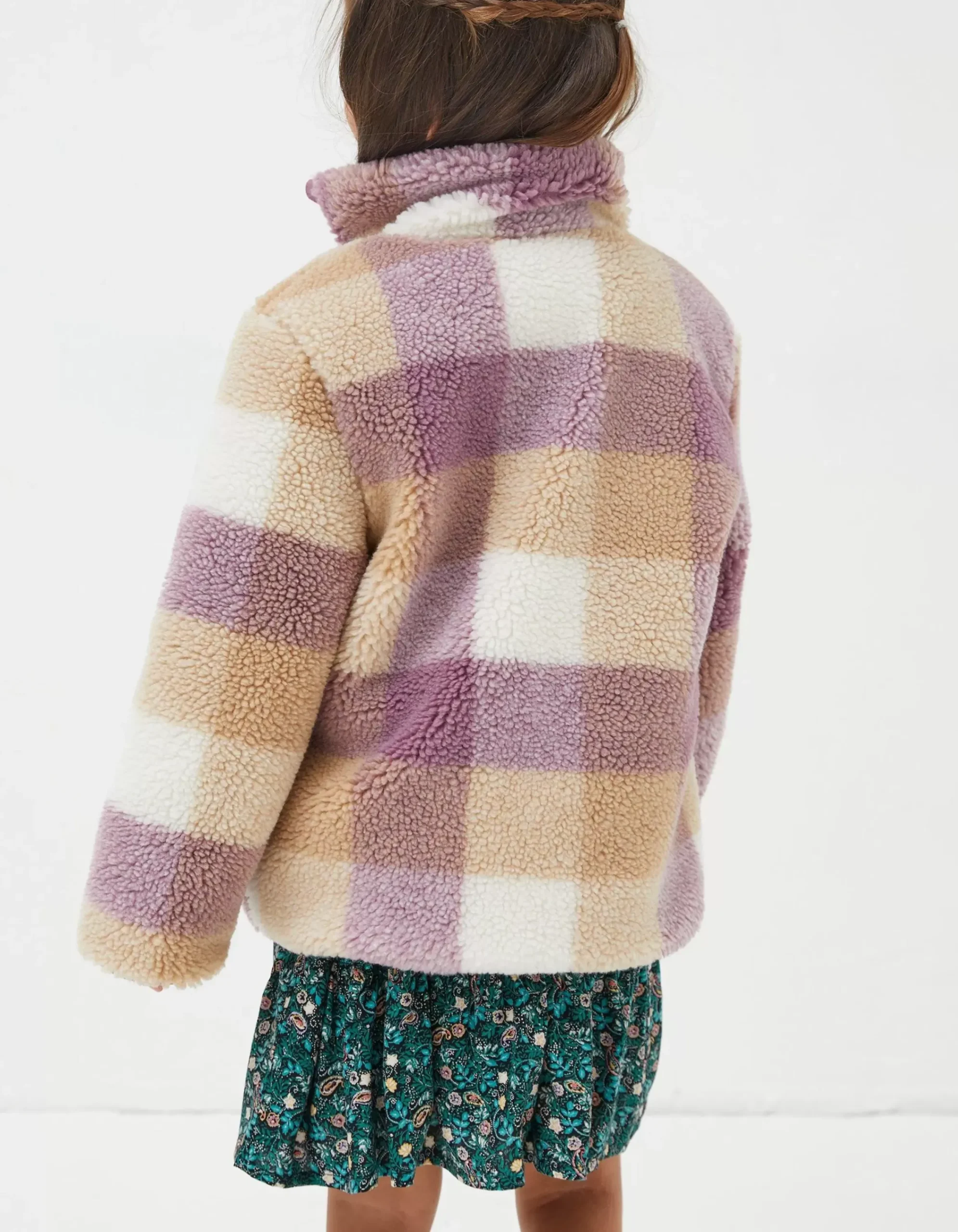 Girls FatFace View All|Teddy Check Coat