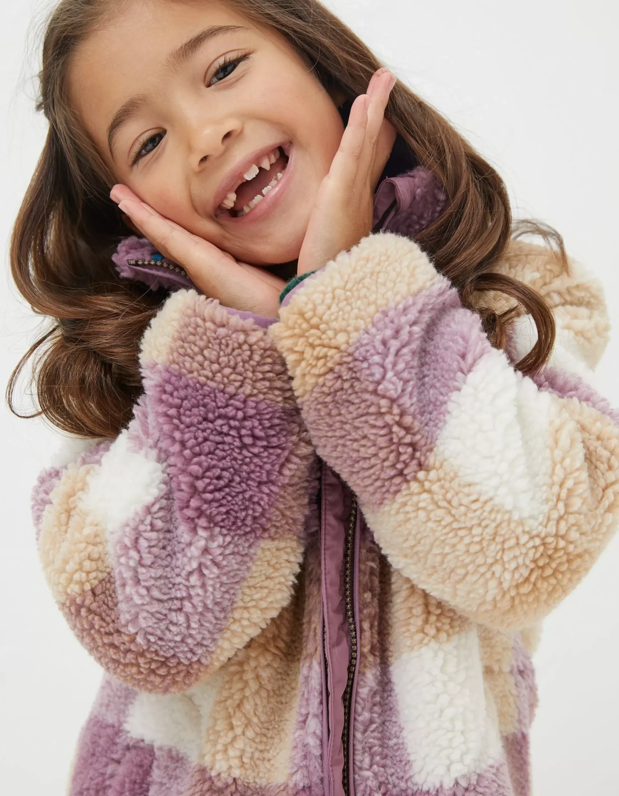 Girls FatFace View All|Teddy Check Coat