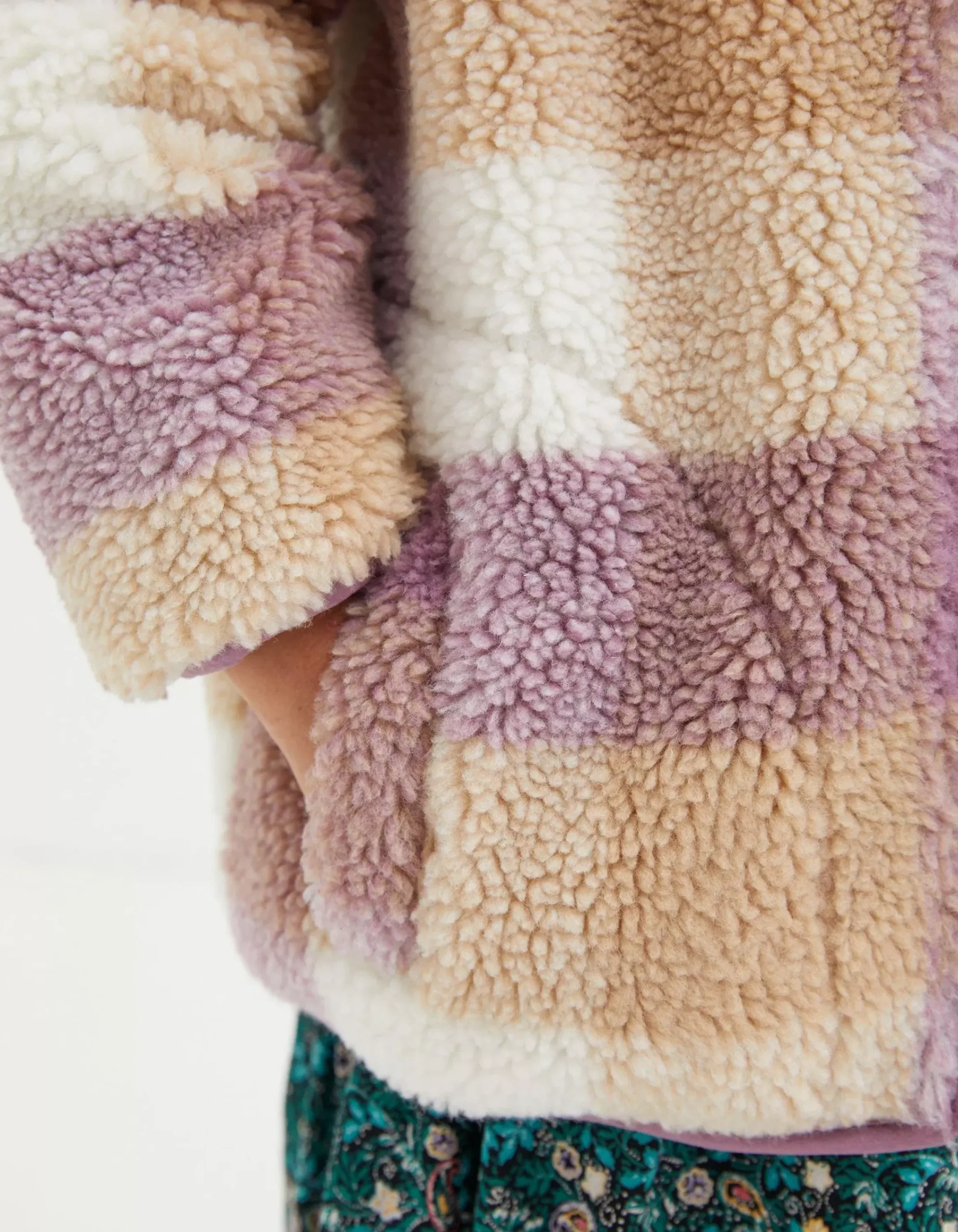 Girls FatFace View All|Teddy Check Coat