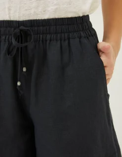 Women FatFace Shorts|Tenby Linen Short