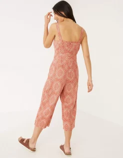 Women FatFace Jumpsuits & Playsuits|Terra Linen Blend Jumpsuit
