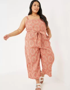 Women FatFace Jumpsuits & Playsuits|Terra Linen Blend Jumpsuit