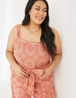 Women FatFace Jumpsuits & Playsuits|Terra Linen Blend Jumpsuit
