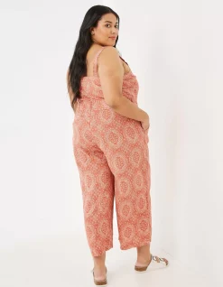 Women FatFace Jumpsuits & Playsuits|Terra Linen Blend Jumpsuit