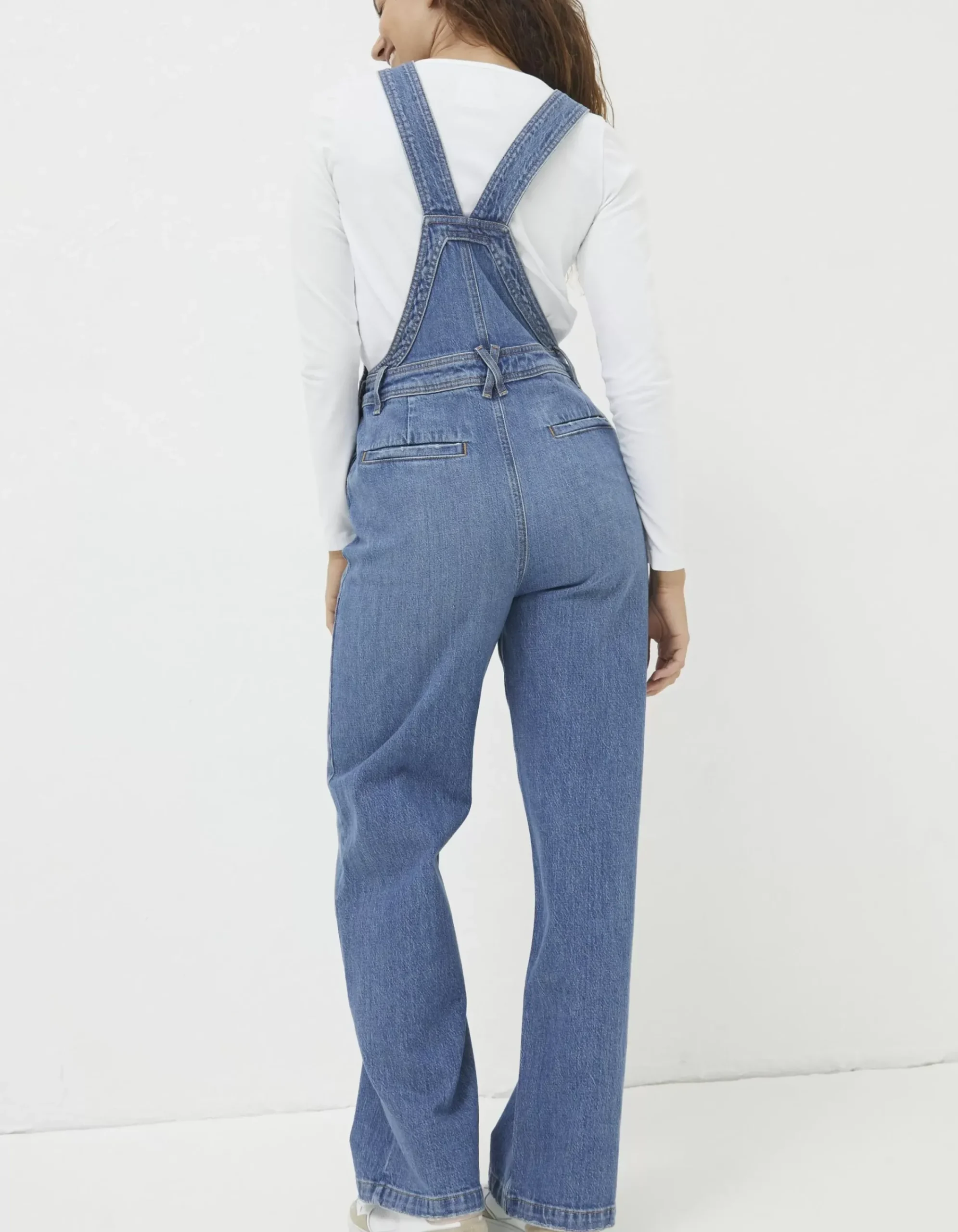 Women FatFace View All|Tetbury Wide Leg Dungarees