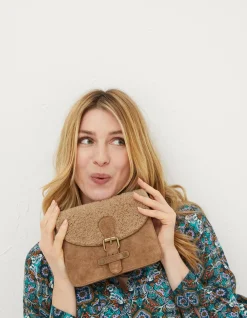 Women FatFace View All|The Avery Shearling Crossbody Bag
