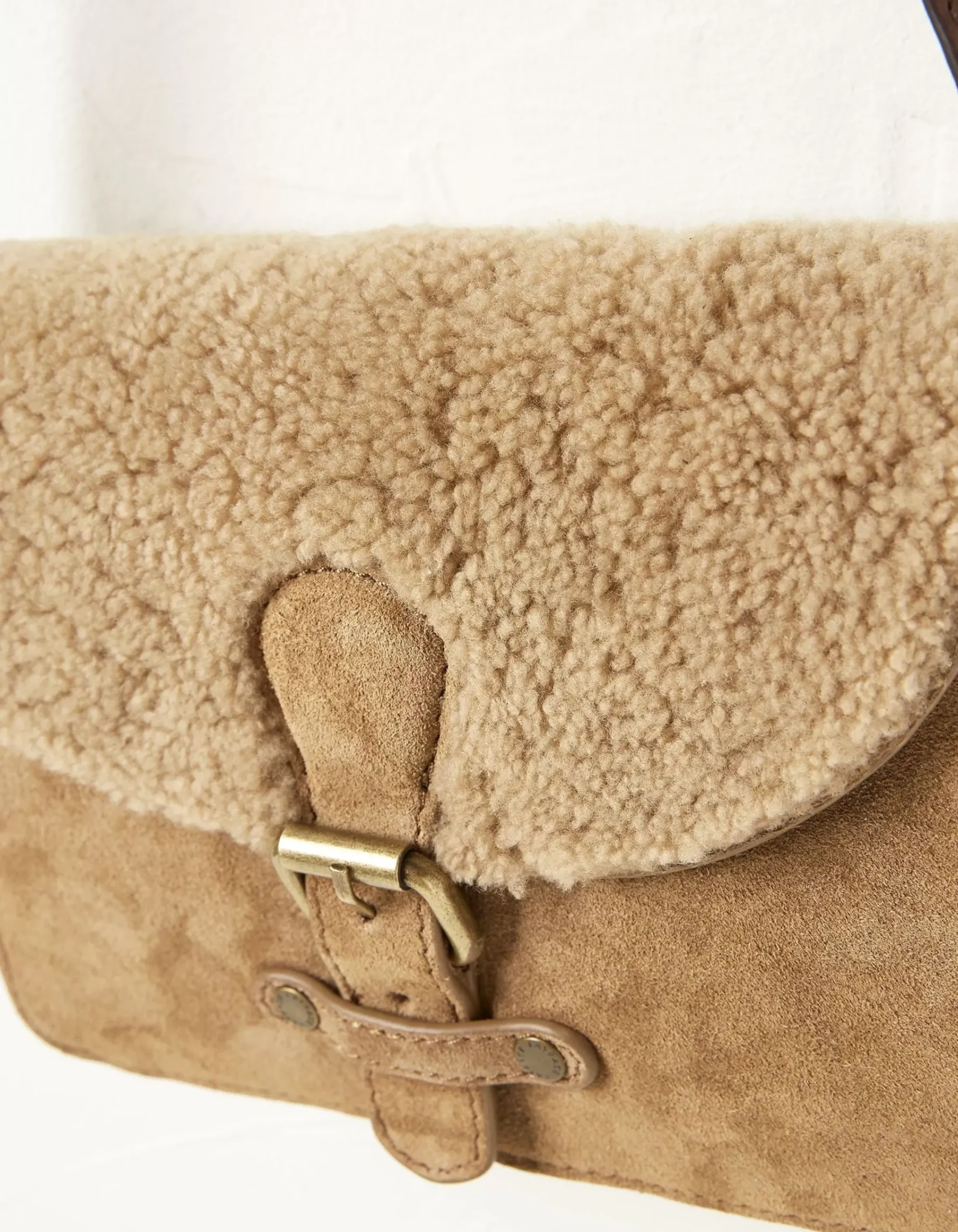 Women FatFace View All|The Avery Shearling Crossbody Bag