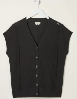 Women FatFace Knitwear|Thea Button Cardi