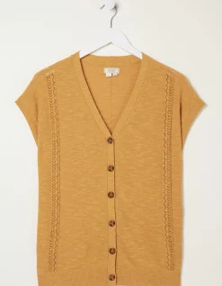 Women FatFace Knitwear|Thea Button Cardi
