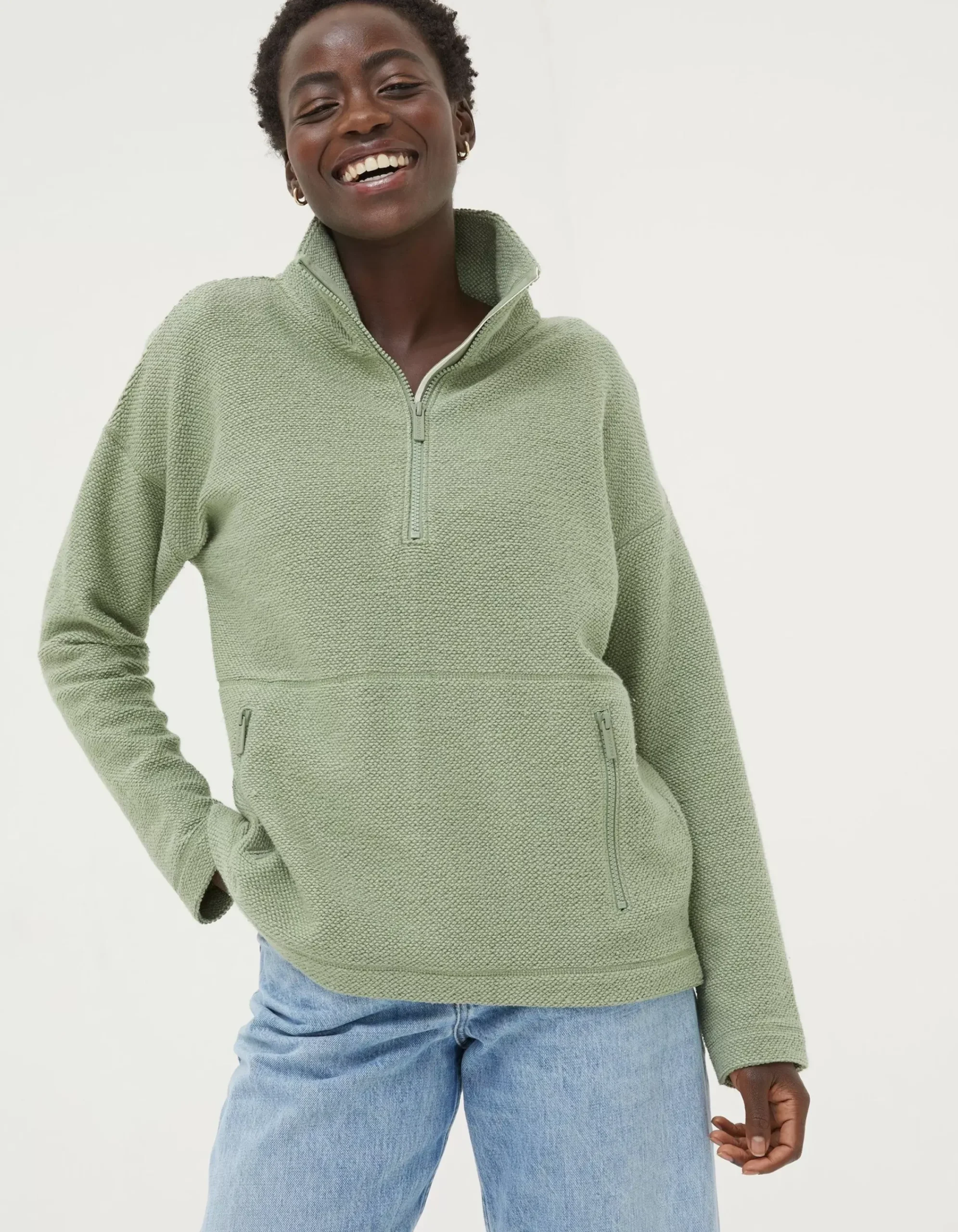 Women FatFace View All|Thea Half Neck Sweatshirt