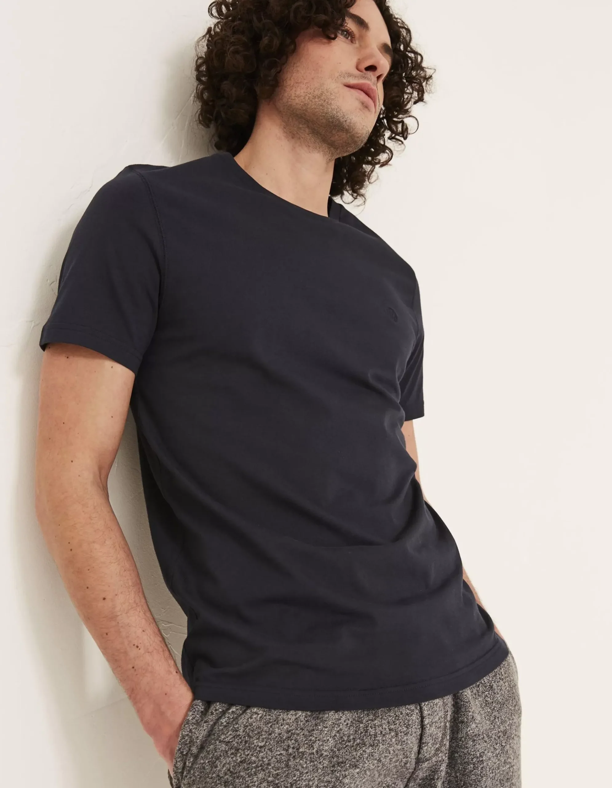 Men FatFace T-Shirts|Three Pack Crew Neck T-Shirts