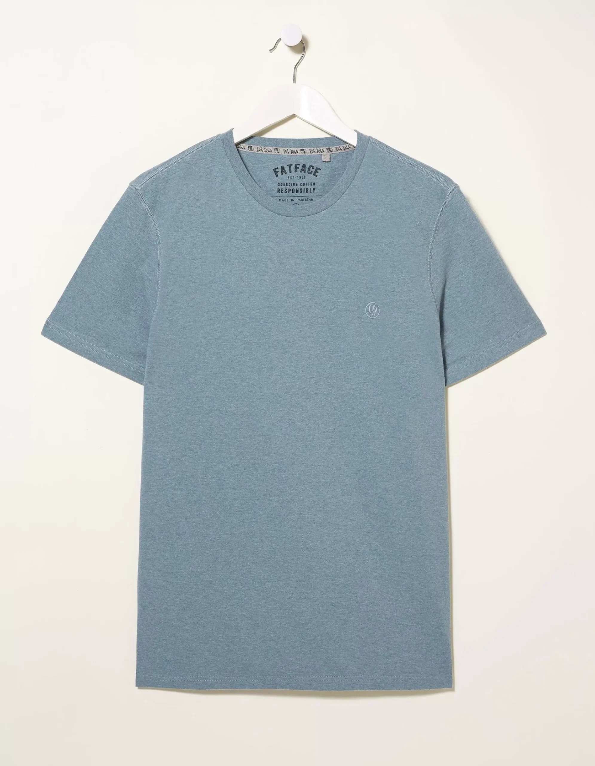 Men FatFace T-Shirts|Three Pack Crew Neck T-Shirts