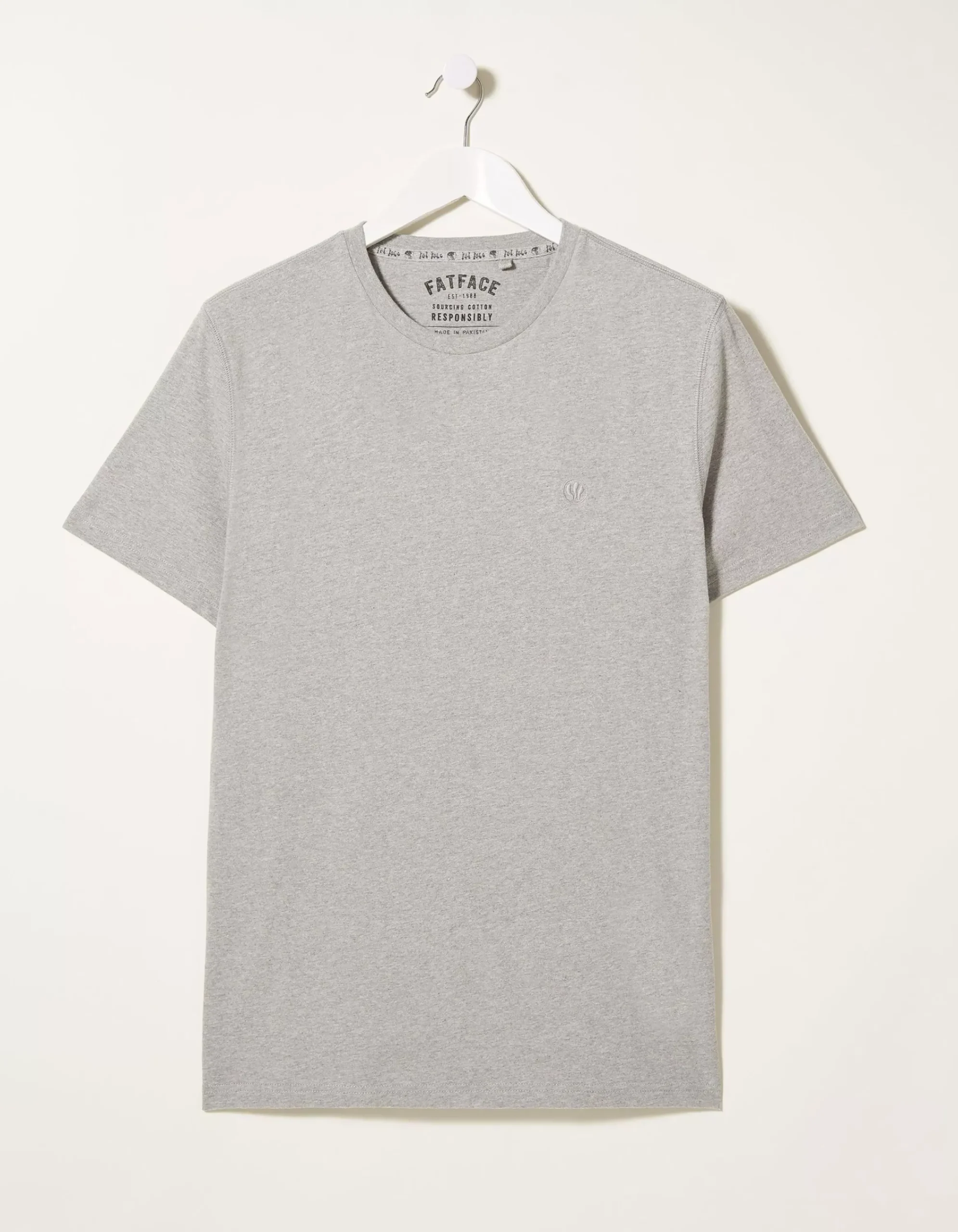 Men FatFace T-Shirts|Three Pack Crew Neck T-Shirts