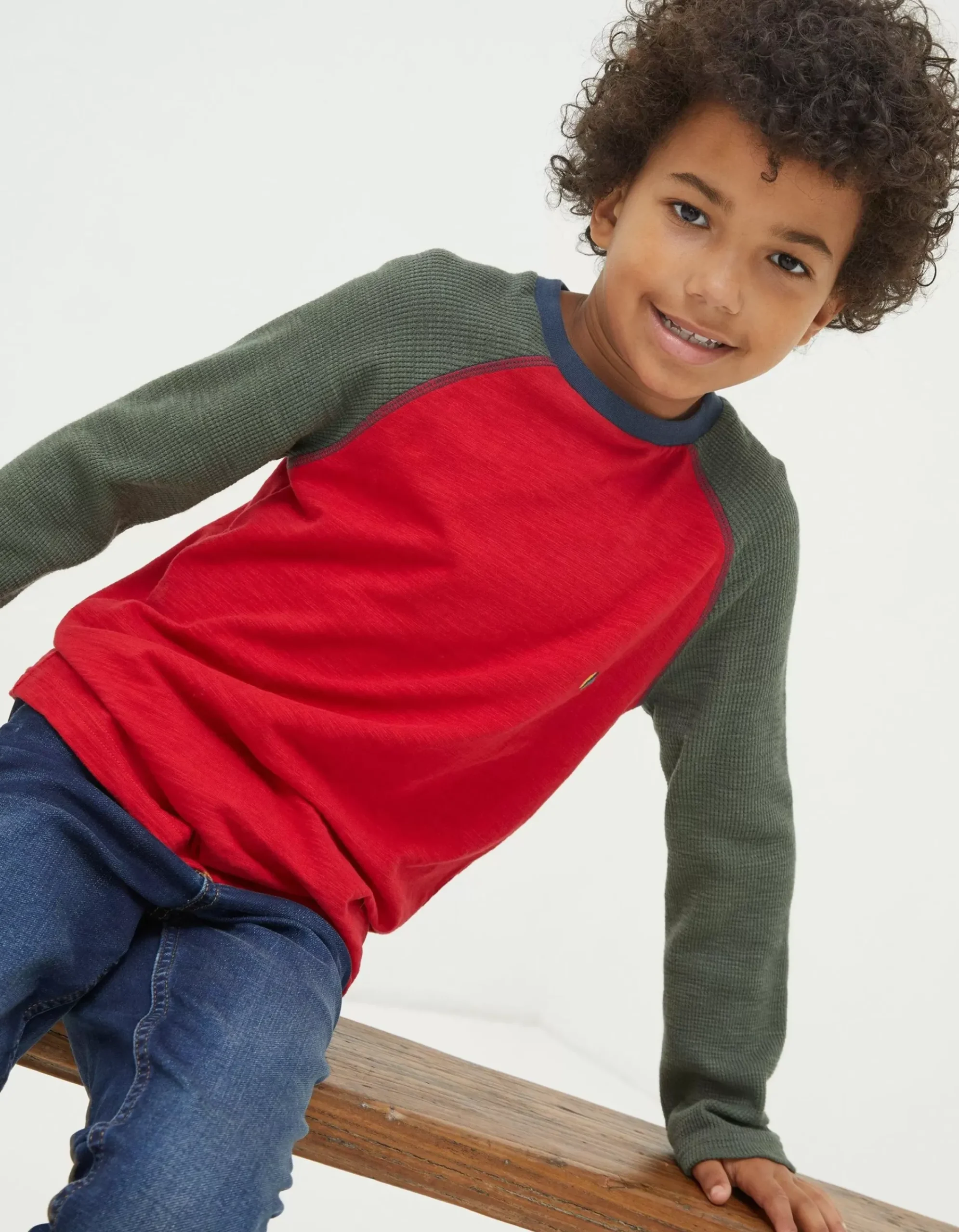 Boys FatFace View All|Three Pack Long Sleeve T-Shirts