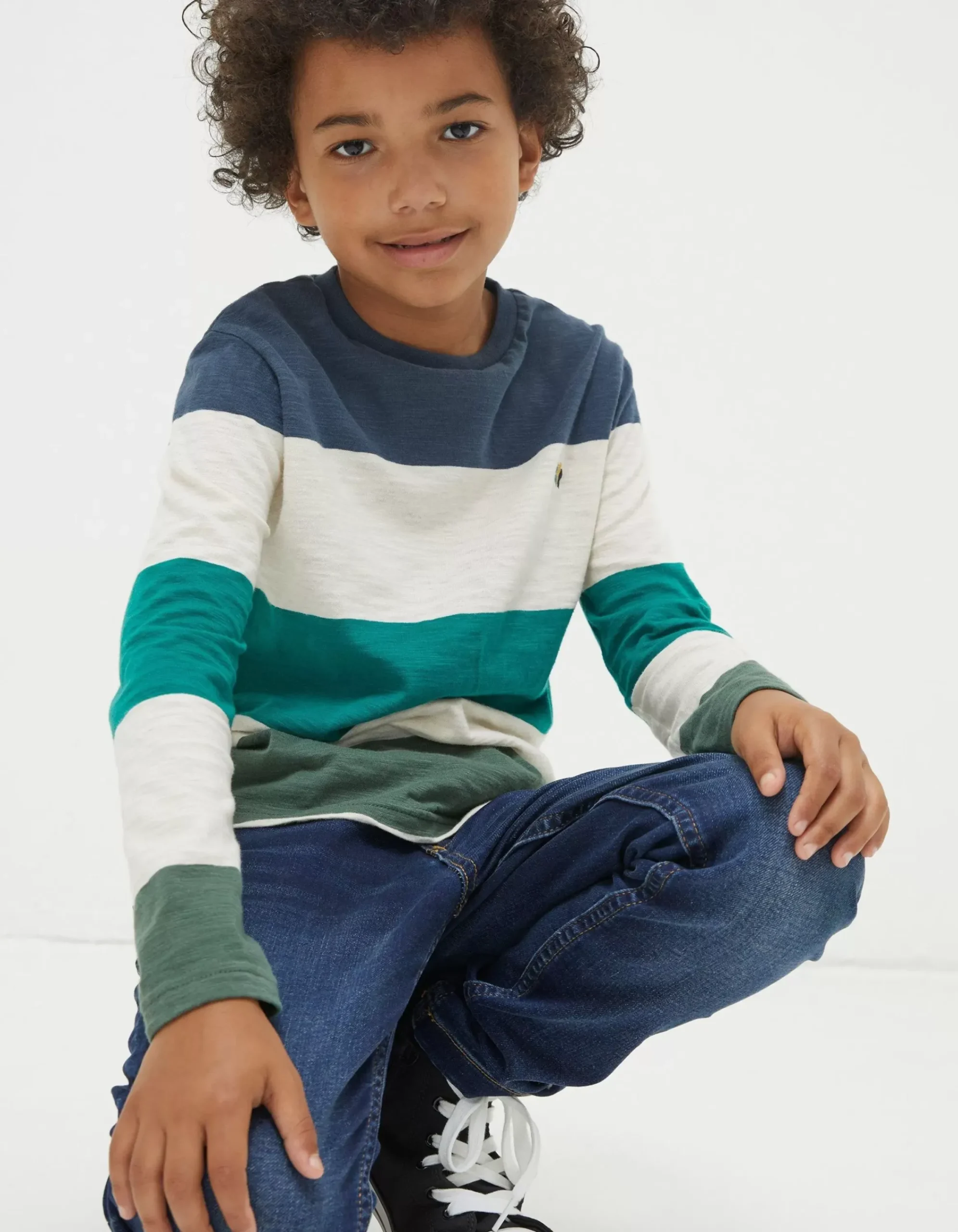 Boys FatFace View All|Three Pack Long Sleeve T-Shirts