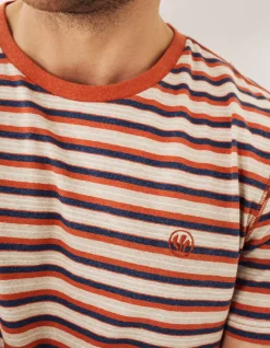 Men FatFace Nightwear & Pyjamas|Three Pack Stripe T-Shirts