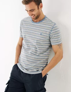 Men FatFace Nightwear & Pyjamas|Three Pack Stripe T-Shirts