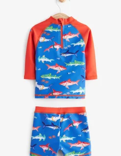 Baby FatFace View All|Three Piece Shark Swim Set