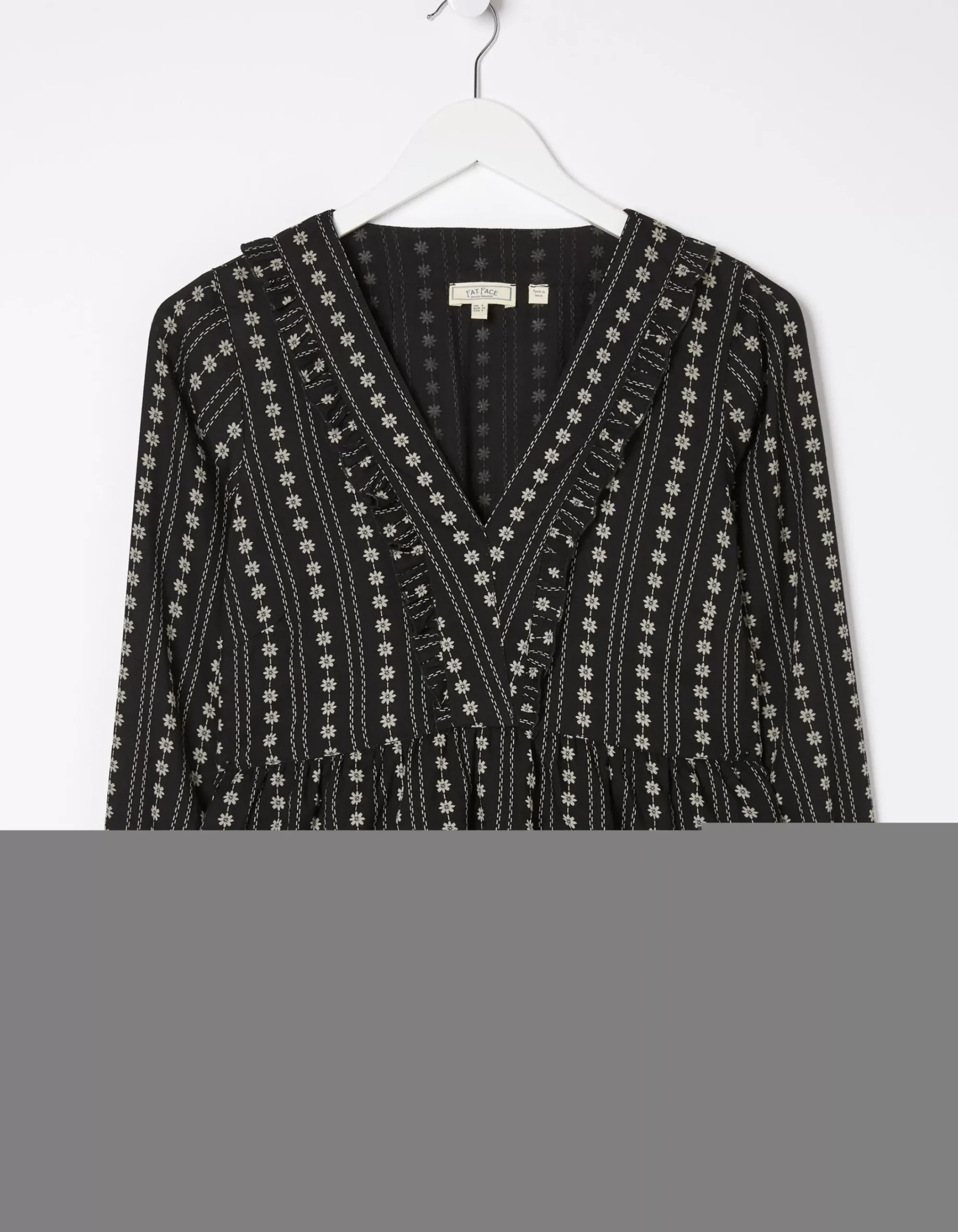 Women FatFace Shirts & Blouses|Tibby Frill Floral Blouse