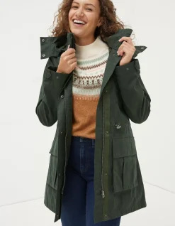 Women FatFace Coats & Jackets|Tiegan Waterproof Coat