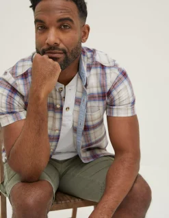 Men FatFace Shirts|Tilbury Ombre Check Shirt