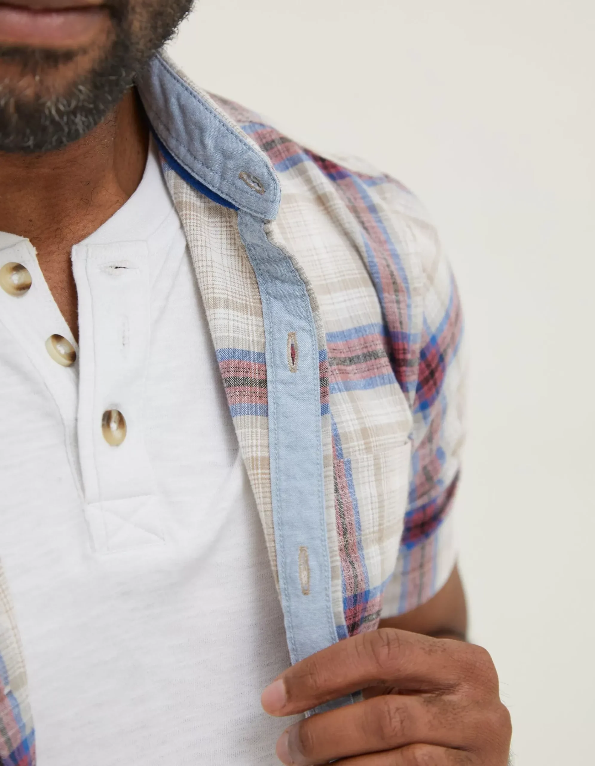 Men FatFace Shirts|Tilbury Ombre Check Shirt
