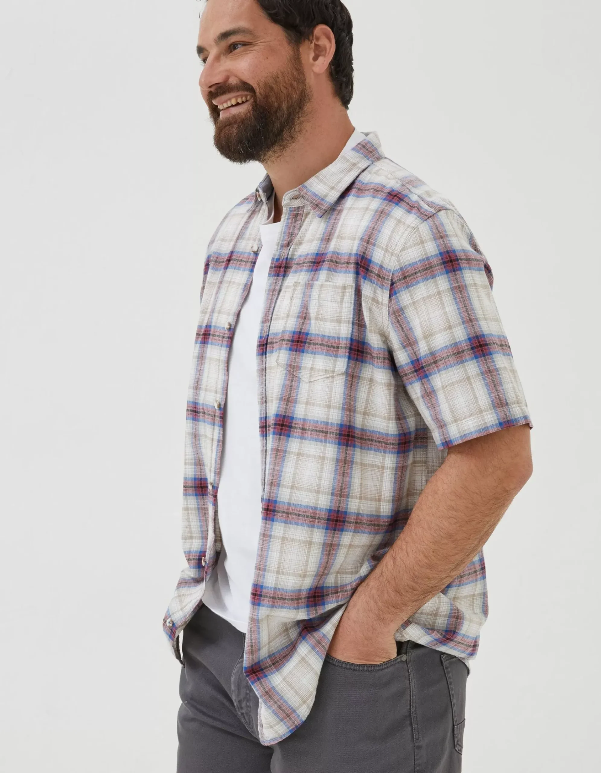 Men FatFace Shirts|Tilbury Ombre Check Shirt