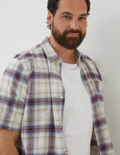 Men FatFace Shirts|Tilbury Ombre Check Shirt
