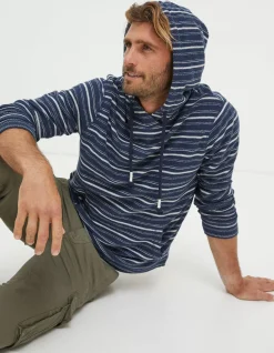 Men FatFace View All|Trescoe Fine Stripe Hoodie