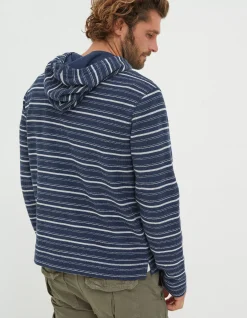 Men FatFace View All|Trescoe Fine Stripe Hoodie