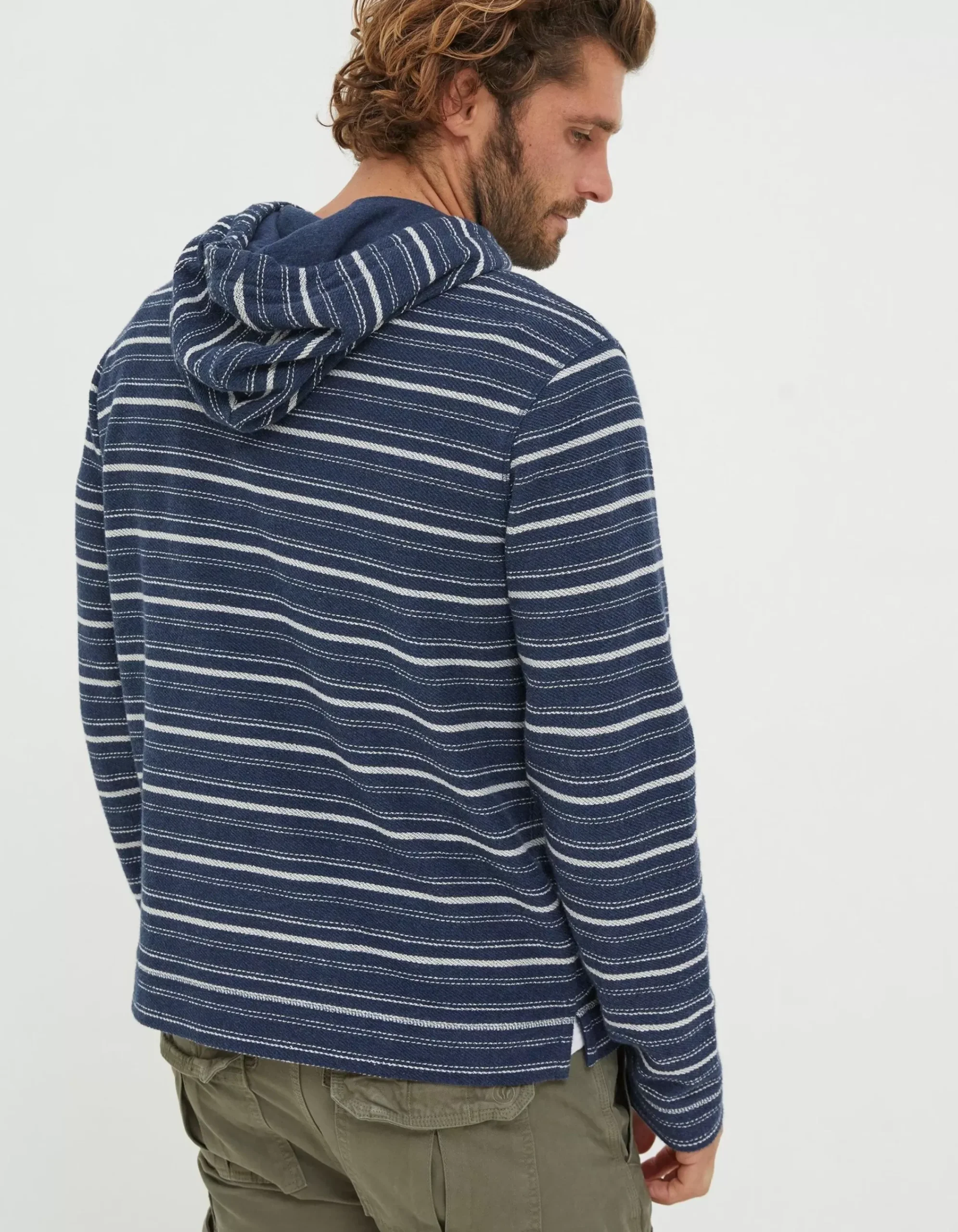 Men FatFace View All|Trescoe Fine Stripe Hoodie