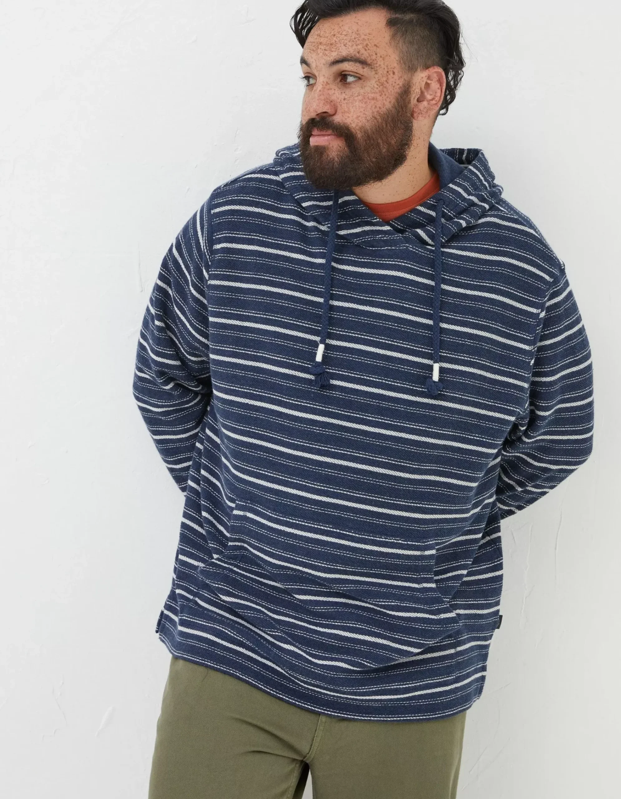 Men FatFace View All|Trescoe Fine Stripe Hoodie