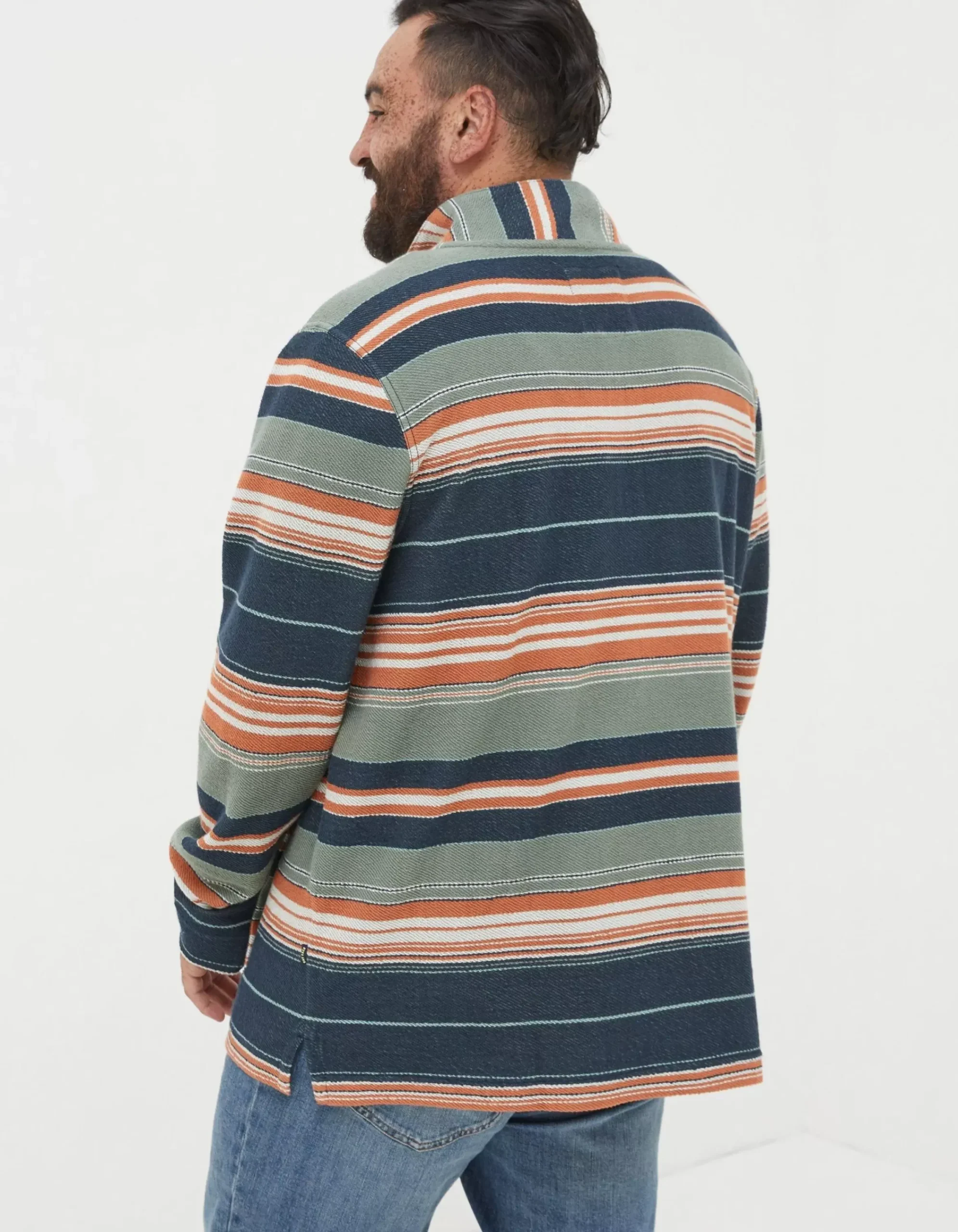 Men FatFace View All|Trescowe Half Neck Sweatshirt