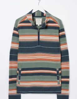 Men FatFace View All|Trescowe Half Neck Sweatshirt