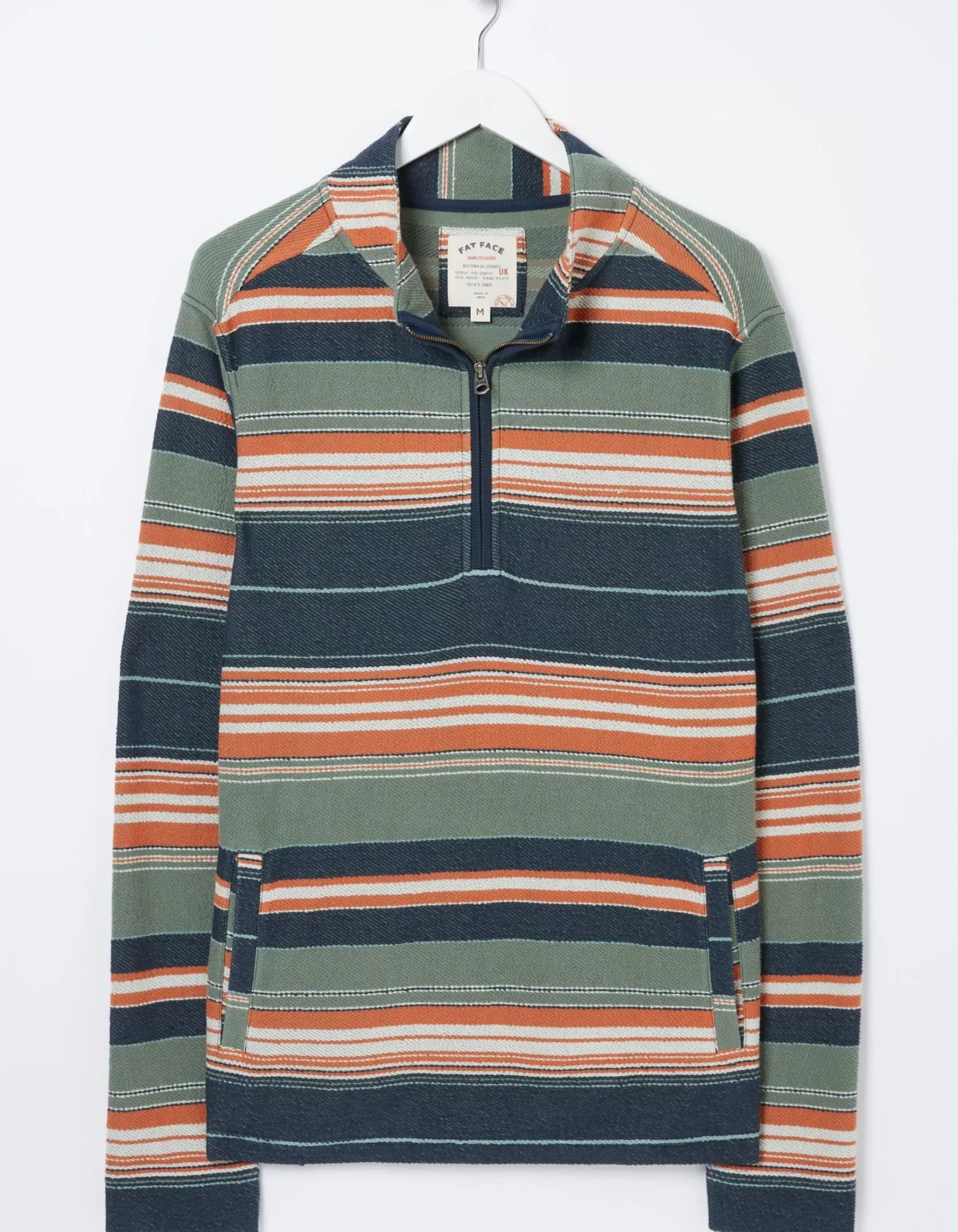 Men FatFace View All|Trescowe Half Neck Sweatshirt
