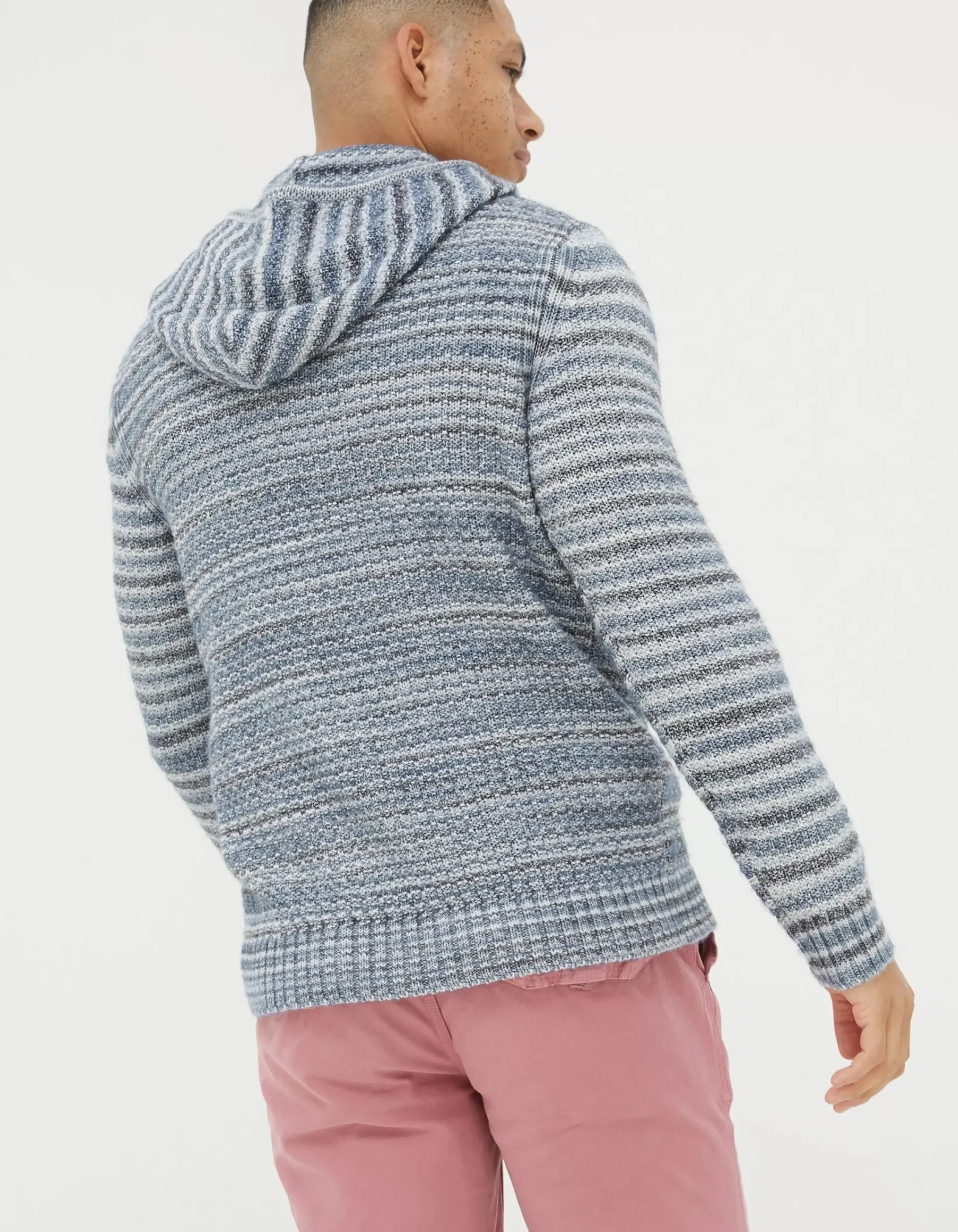 Men FatFace View All|Trescowe Knitted Hoodie