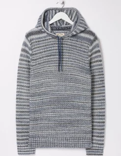 Men FatFace View All|Trescowe Knitted Hoodie