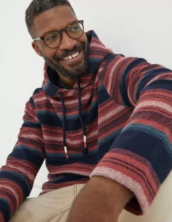 Men FatFace Sweatshirts & Hoodies|Trescowe Stripe Hoodie