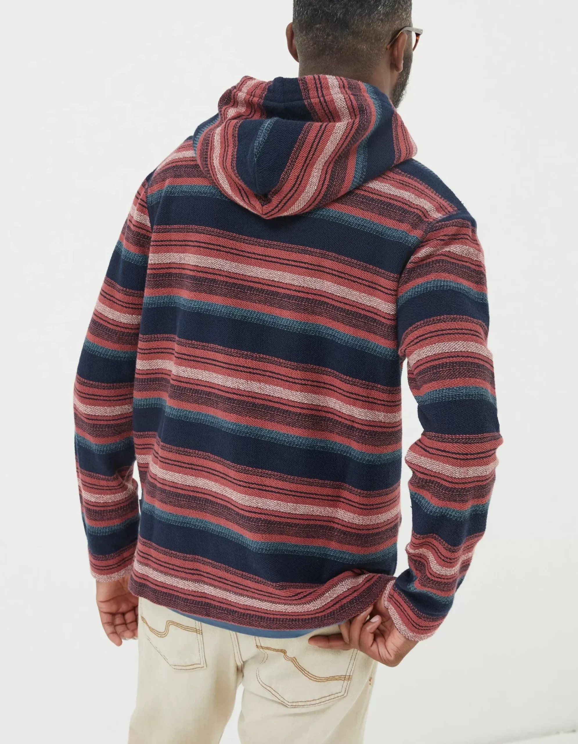 Men FatFace Sweatshirts & Hoodies|Trescowe Stripe Hoodie