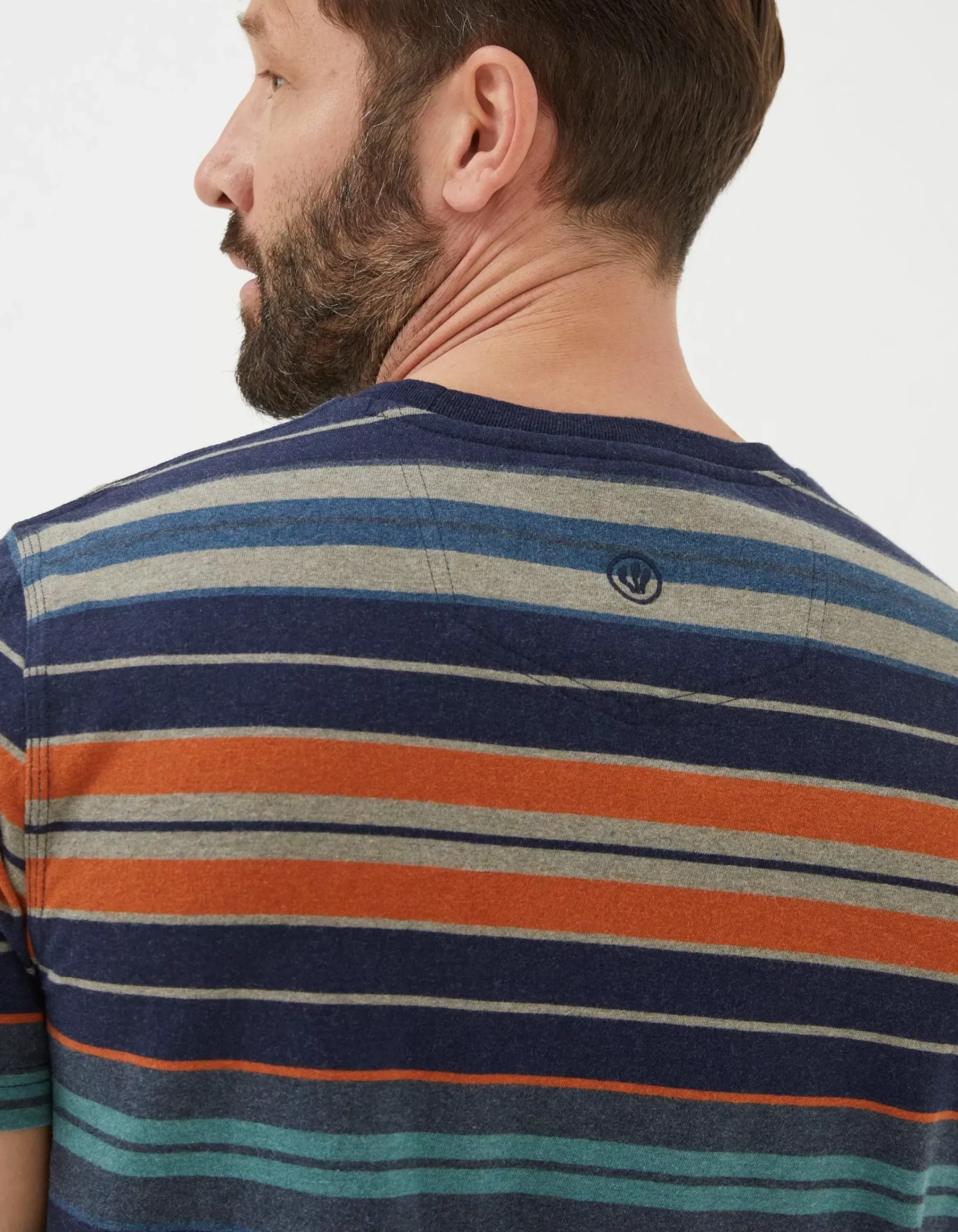 Men FatFace T-Shirts|Trescowe Stripe T-Shirt