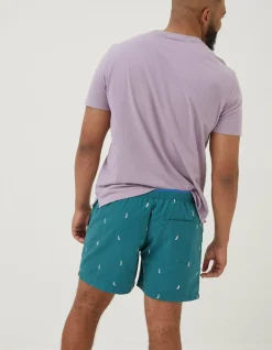 Men FatFace Swimwear|Trevose Boat Swim Shorts